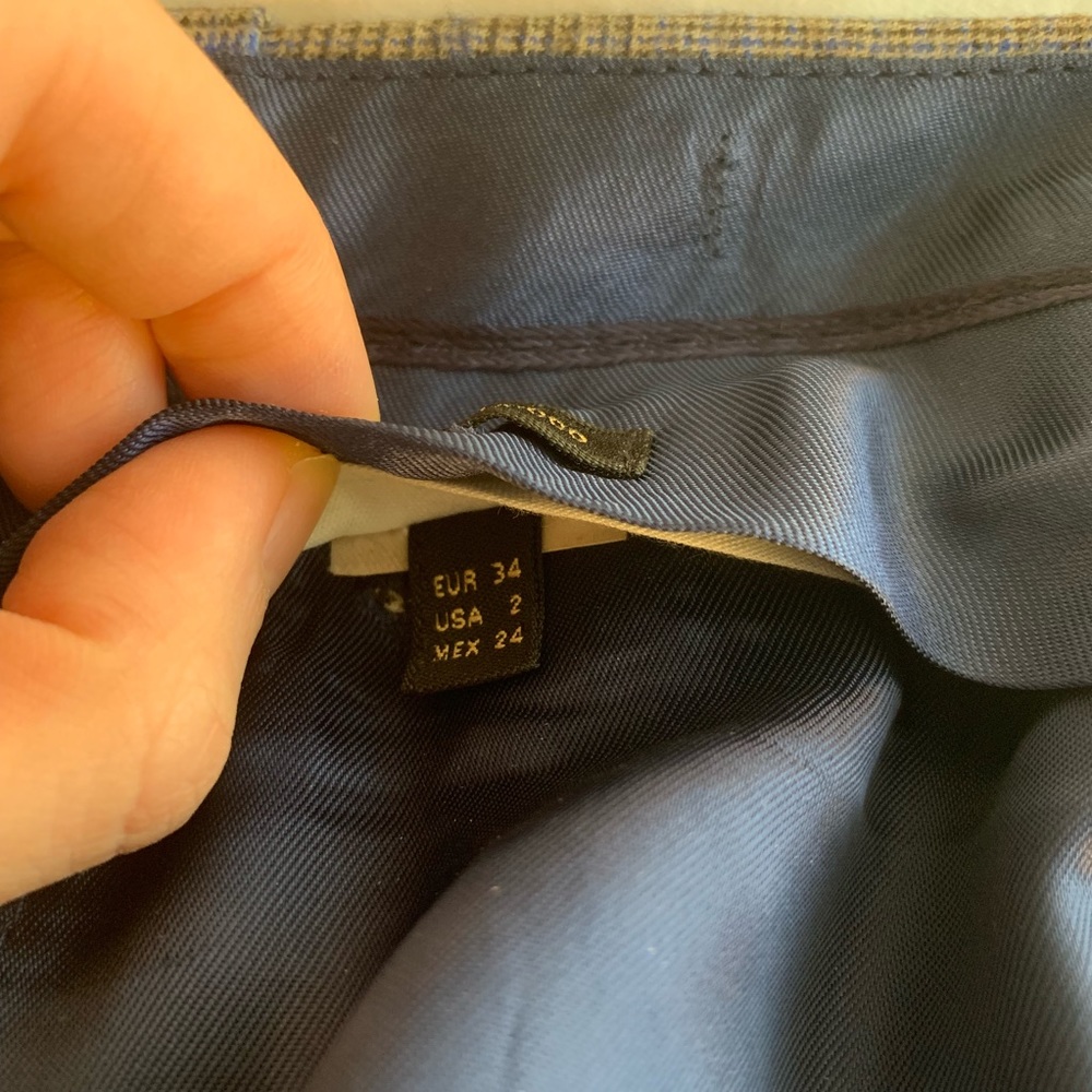 Theory Prince of Wales checked straight-leg pants - Picture 6 of 7